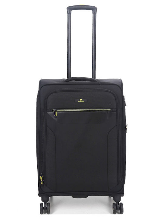 WORLDLINE Großer Reisekoffer Black mit 4 Räder Höhe 78cm