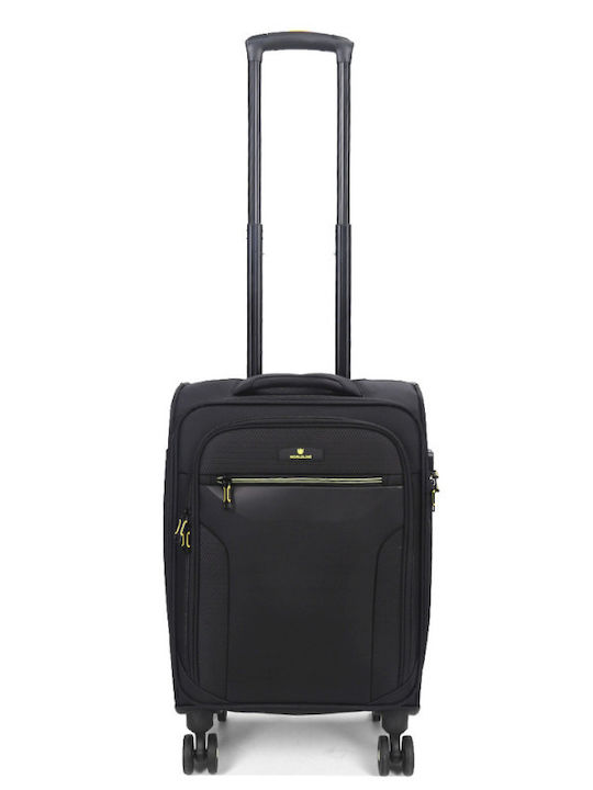 WORLDLINE Kabinenreisekoffer Black mit 4 Räder Höhe 55cm