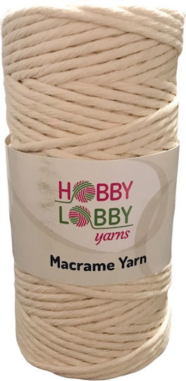 478849 Macrame Yarn 300 Gr Ecru 42