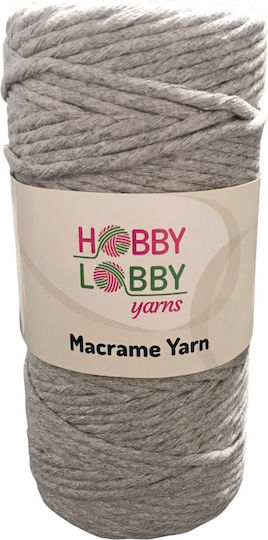 Fir de macrame 300 gr gri 62