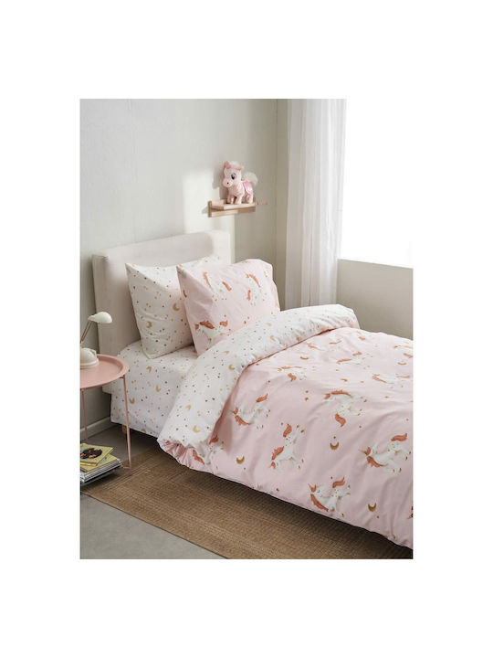 Vesta Home Single Set with Elastic Band Kelly Without 170x260cm