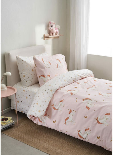 Vesta Home Single Set with Elastic Band Kelly Without 170x260cm