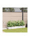 Garden Planters Drainage System 4 Pcs White