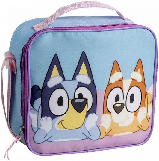 Bluey School Insulated Hand Lunch Bag Light Blue Bluey