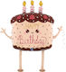 28" Μπαλόνι Happy Birthday Pet Walker
