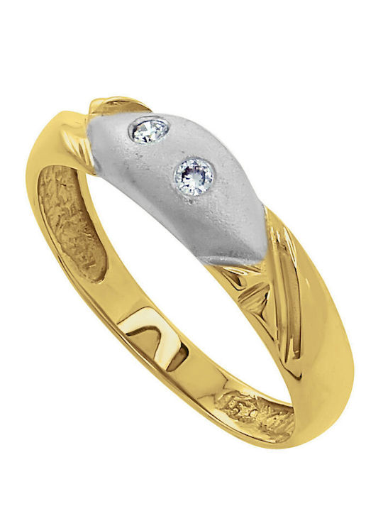 Antwnakakis Damen Ring aus Weißgold 18K