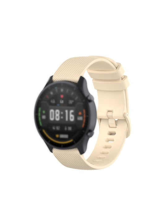 Λουράκι Σιλικόνης Μπεζ (Xiaomi Redmi Watch 5 Active, Xiaomi Redmi Watch 5 Lite)