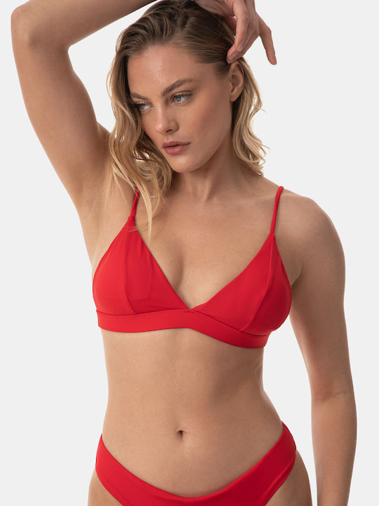 Rock Club Bikini Dreieck C Becher Rot BP2109.rot