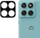 Techsuit Τζαμάκι Κάμερας Μαύρο για Motorola Edge 60 Fusion