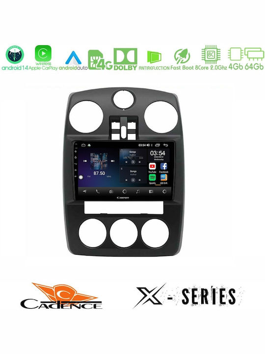 Cadence Car Audio System Chrysler PT Cruiser 2000-2005 (Bluetooth/USB/WiFi/GPS/Apple-Carplay/Android-Auto) with Touch Screen 9"