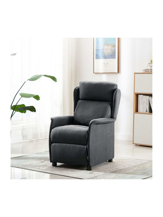 Întunecat Fotoliu Relax Gri închis 66.5x94x101.5cm