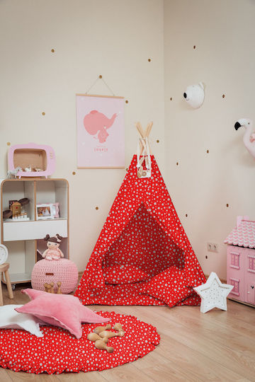 Kids Rug Stele Roșu