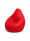 Pear Waterproof Bean Bag Chair Red