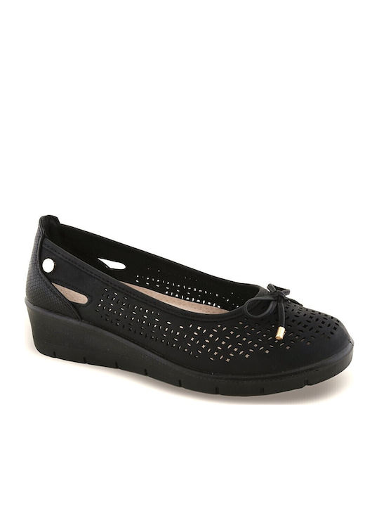 Anatomic Leather Ballerinas Black