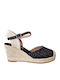Women's Platform Espadrilles Black