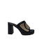 Mules with Heel in Black Color