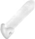 Dream Love Dildo με Όρχεις Διάφανο 19cm