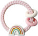 Itzy Ritzy Teething Rattle BPA Free made of Silicone for 3 m+