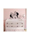 Wall Stickers For Kids Room Minnie 1 Pc. - Ivory