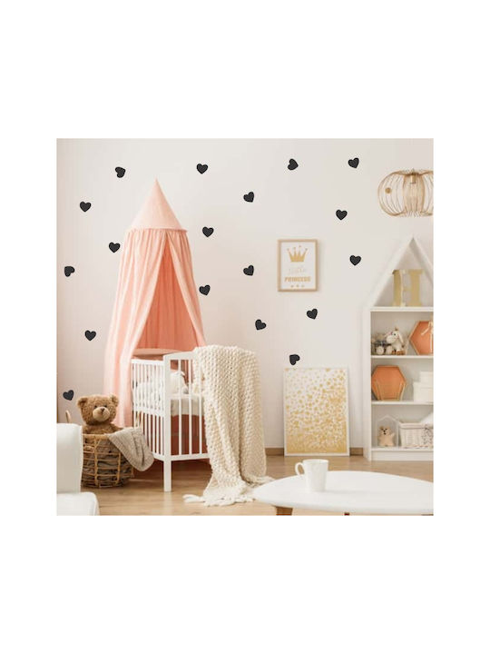 Wall Stickers For Nursery-kids Room Hearts Set ...