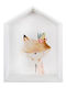 Kids Wall Mount Shelf Orange 35x46x14cm