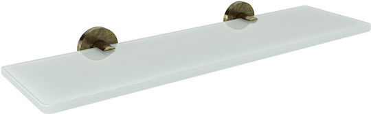 Verdi Sigma An der Wand montiert Badezimmerregal Glas Bronze