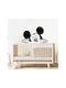 Wall Stickers For Kids Room Mickey 1 Pc. - Silver
