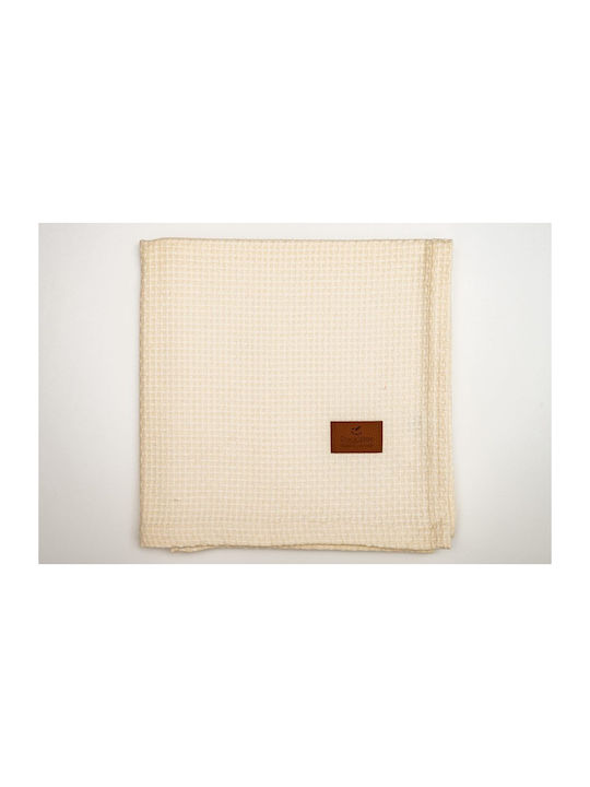 Raison D' Etre Blanket Nursery Swaddling Blankets Waffle Beige 94x114cm