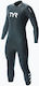 Tyr Hurricane Cat Ganzkörperanzug Tauchen mit Reißverschluss Schwarze 5mm