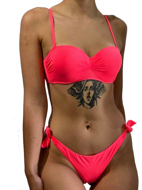 Set Bikini Brazil Coral