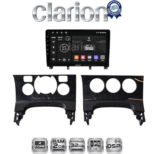 Clarion Auto-Audiosystem für Peugeot 206 / 3008 2016 (Bluetooth/USB/WiFi/GPS/Apple-Carplay/Android-Auto)