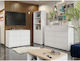 Epipla1.gr Fersoe 107 Living Room Set 3 Pieces White