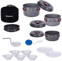 Set de Vase de Gătit pentru Camping King Camp Climber III
