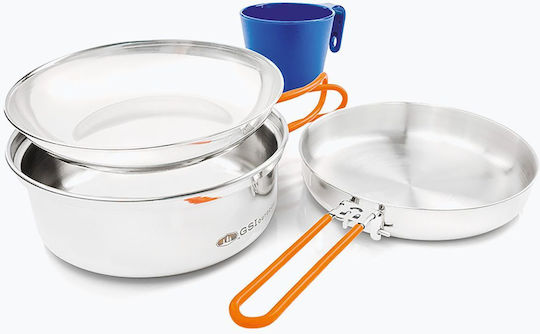 GSI Outdoors Edelstahl-Geschirrset