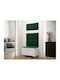 Tivsoa 102 Eingangsmöbel mit Spiegel & Garderobe Aspro 84x46x196cm