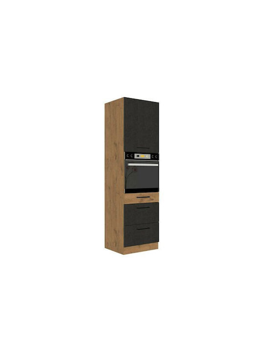Dulap Superior pentru Cuptor pardoseală Gri 60x57x210buc