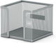 Avant Metall Schreibtischorganizer Silber 100mmx100mmx80mm