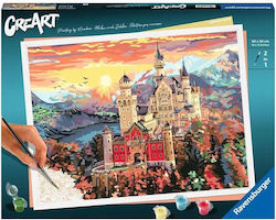 Ravensburger Creart Pictură pe Numere Adulți Castel de Basm