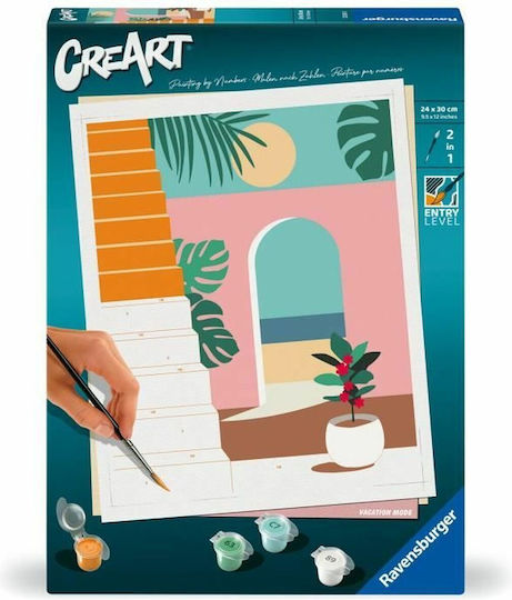Ravensburger Creart Pictează după Numere Adulți Atmosferă de Vacanță