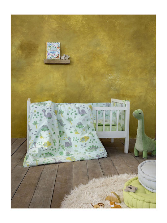 Nima Cotton Baby Quilt Zooborn 100x140cm Beige