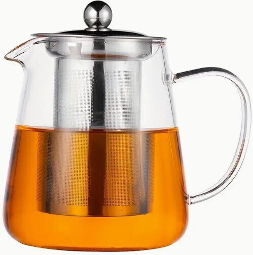 Τσαγιέρα με Φίλτρο Γυάλινη 1300ml