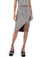 Midi Skirt Silver
