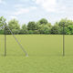Vidaxl Grey Hexagonal Fence 1.6x10 M Steel Vidaxl Fence Posts Spiked 7 Pcs 32 mm 180cm Galvanized Steel Grey