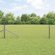 Grey Fence Vidaxl 0.5x10 M Steel Posts Vidaxl S...