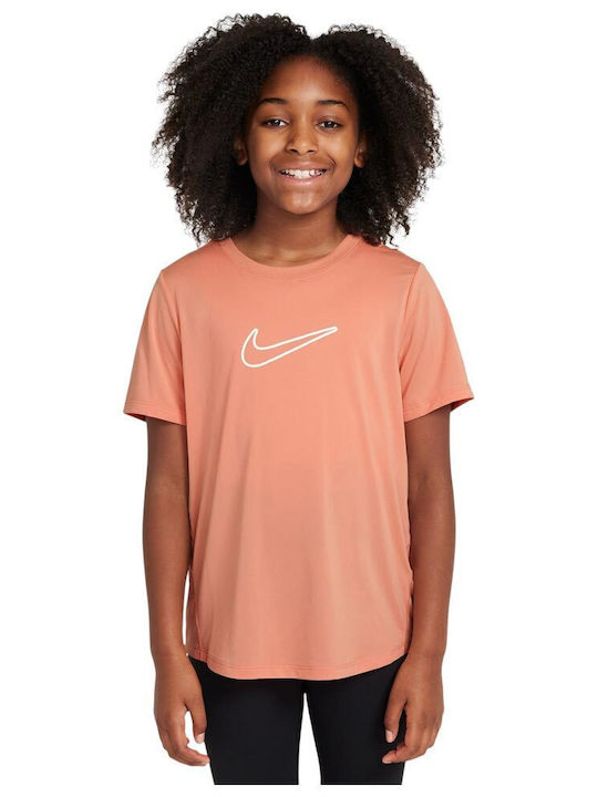Nike Παιδικό T-shirt Dri-Fit Πορτοκαλί