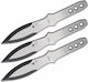 Spyderco Spyder Thrower Small Μαχαίρι Γκρι σε Δερμάτινη Θήκη Σετ 3τμχ
