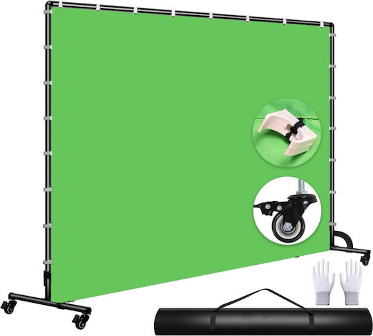 IRiSfot Photography Backdrop Fabric 300x300cm Green