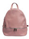 Leder Damentasche Rucksack Rosa