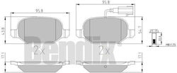 Накладки за спирачки задна Alfa Romeo Mito-Fiat Linea 510890-49 Накладки за спирачки задна Alfa Romeo Mito-Fiat Linea 510890-49