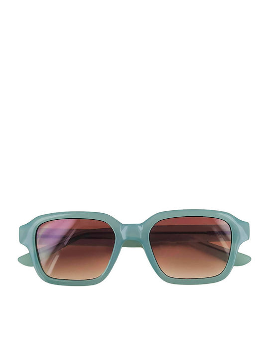 Moken Herren Sonnenbrille mit Blau Gestell und Blau Polarisiert Linse MKNI09BLU-BRW
